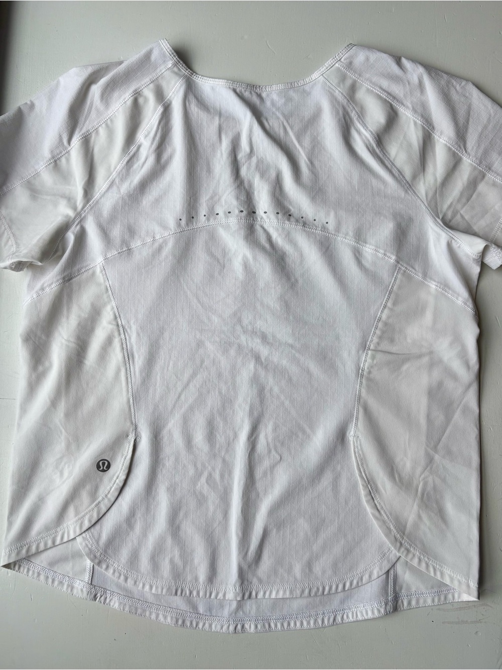 lululemon athletica White Short Sleeve Performance Tee